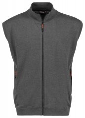 Adamo 159307 Gilet sweat sans manches Gris foncé chiné