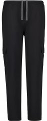 Adamo 159311 Pantalon de jogging à poches Modern Fit Noir