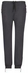 Adamo 159312 Pantalon de jogging à poches zippées Gris foncé chiné
