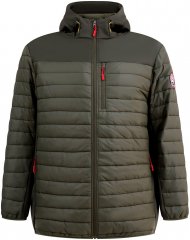 D555 Northfield Veste hybrid softshell avec capuche kaki