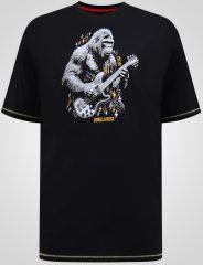 D555 Macfarlan T-shirt avec Imprimé Gorille Noir