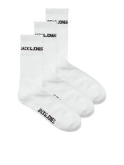 Jack & Jones Melvin Chaussettes de tennis Blanc lot de 3