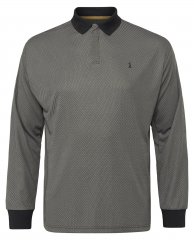 North Latitude Cool Effect Polo Manches Longues Noir