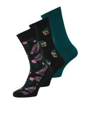 Jack & Jones Pineapple Skulls Chaussettes Noir lot de 3