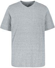 JP1880 702415 T-shirt à col V Gris chiné