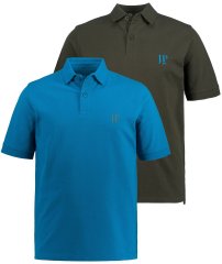 JP1880 704317 Polo lot de 2 Bleu turquoise/Vert olive