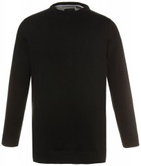 JP1880 708261 Pull tricoté à col rond Noir
