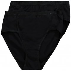 Ulla Popken 711214 Culottes lot de 2 Noir