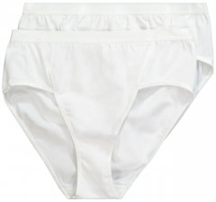 Ulla Popken 711214 Culottes lot de 2 Blanc