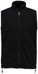 JP1880 723305 Gilet polaire à col montant Noir