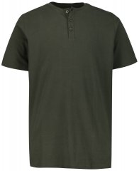 JP1880 726695 T-shirt Henley Olive foncé
