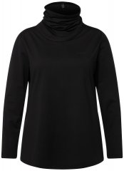 Ulla Popken 751623 Haut de ski à séchage rapide Noir
