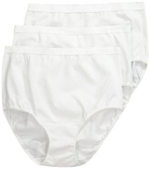 Ulla Popken 795269 Culottes taille haute lot de 3 Blanc