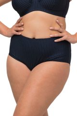 Ulla Popken 800279 Culottes à rayures lot de 2 Bleu marine