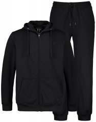 JP1880 802934 Ensemble jogging veste à capuche et pantalon Noir