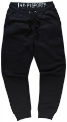 Jay-Pi 804175 Pantalon de jogging coupe ajustée avec poches latérales Noir