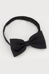 JP1880 809044 Nœud papillon en soie Noir