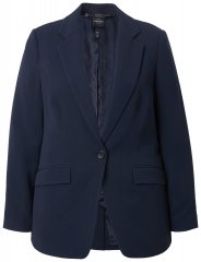 Ulla Popken 811944 Blazer classique Bleu marine