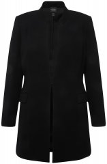 Ulla Popken 823318 Blazer à col montant Noir