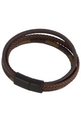 JP1880 824904 Bracelet extra-long Brun acajou