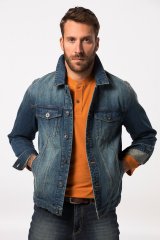 JP1880 826234 Veste en jean à poches poitrine Bleu indigo