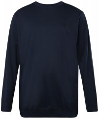 JP1880 827128 T-shirt à manches longues coupe ventre Bleu marine