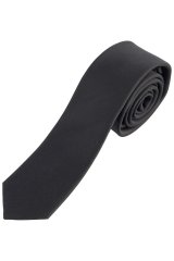 JP1880 828309 Cravate en soie extra-longue Noir