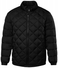 Men+ 494 Veste matelassée à col montant Noir