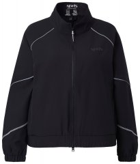 Ulla Popken 833237 Veste de sport à détails réfléchissants Noir