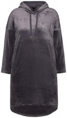 Ulla Popken 834550 Robe à manches longues et capuche Anthracite