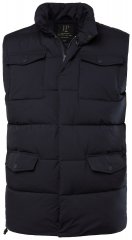 JP1880 834648 Gilet matelassé à col montant Bleu marine