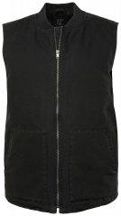 JP1880 834734 Gilet canvas Noir