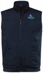 Men+ 414 Gilet softshell à col montant Bleu marine