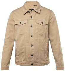 Men+ 446 Veste en jean à poches poitrine Sable