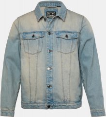 STHUGE 837222 Veste en jean à poches poitrine Bleu clair