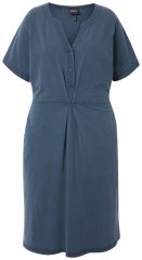 Ulla Popken 837403 Robe en jersey à manches courtes Bleu marine