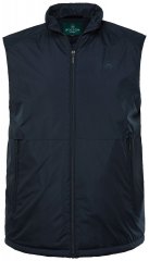 Boston Park 877 Gilet à col montant et fermeture éclair Bleu marine