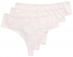 Ulla Popken 838637 Strings lot de 3 Beige