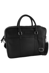 JP1880 838828 Sacoche ordinateur en cuir Noir