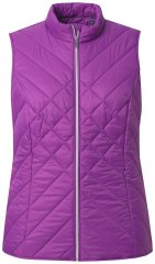 Ulla Popken 840047 Gilet matelassé déperlant Lilas
