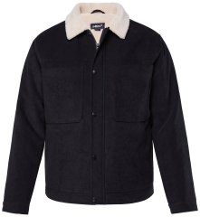Men+ 545 Veste à col teddy Noir