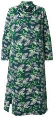 Ulla Popken 843496 Robe sweat imprimée Corail
