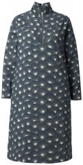 Ulla Popken 843506 Robe sweat imprimée Noir