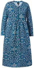 Ulla Popken 844722 Robe sweat imprimée Pétrole