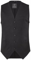 JP1880 846089 Gilet en molleton Noir