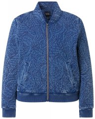Ulla Popken 847035 Veste matelassée Bleu denim