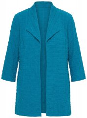 Ulla Popken 847042 Manteau en laine Pétrole