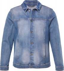 STHUGE 847739 Veste en jean look vintage Bleu clair
