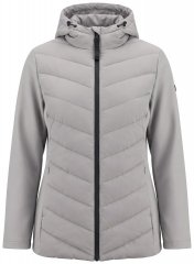 Ulla Popken 849472 Veste matelassée Gris