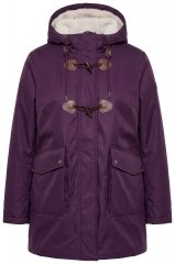 Ulla Popken 849619 Veste de pluie Violet foncé